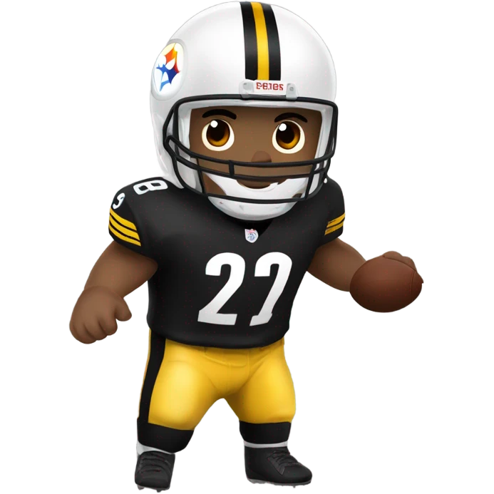 White Steelers player emoji