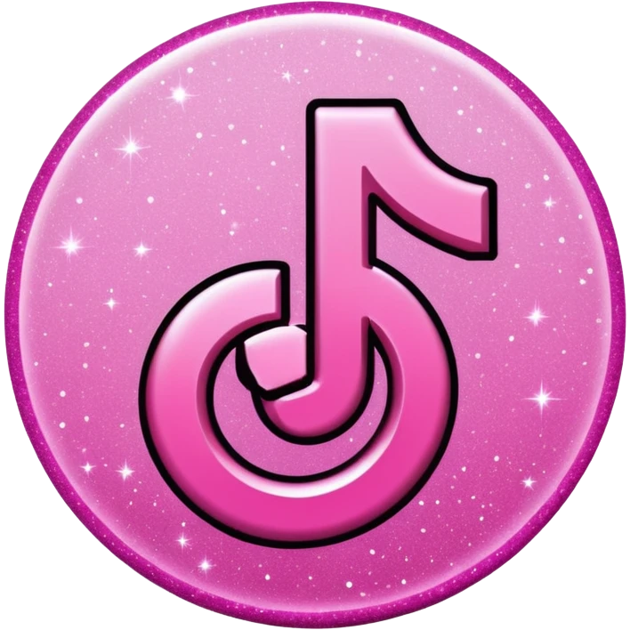 glitter pink symbol TikTok emoji