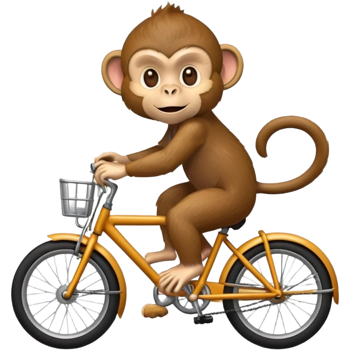 Monkey on a bike emoji