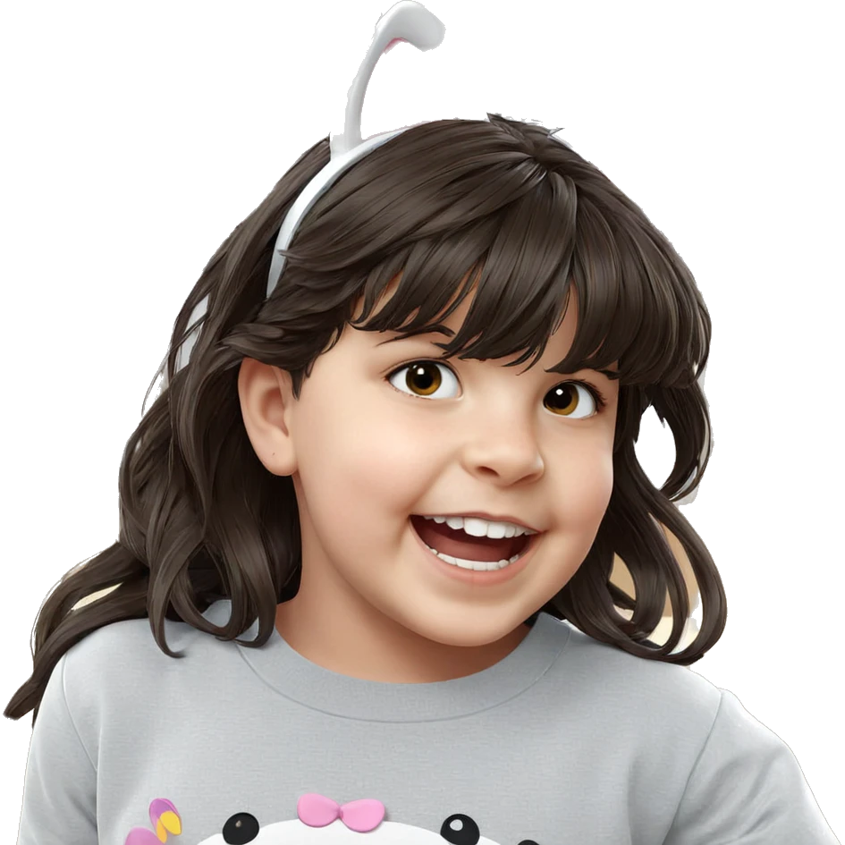 smiling girl with cat ears emoji