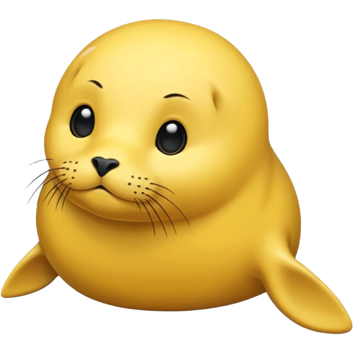 Yellow seal emoji