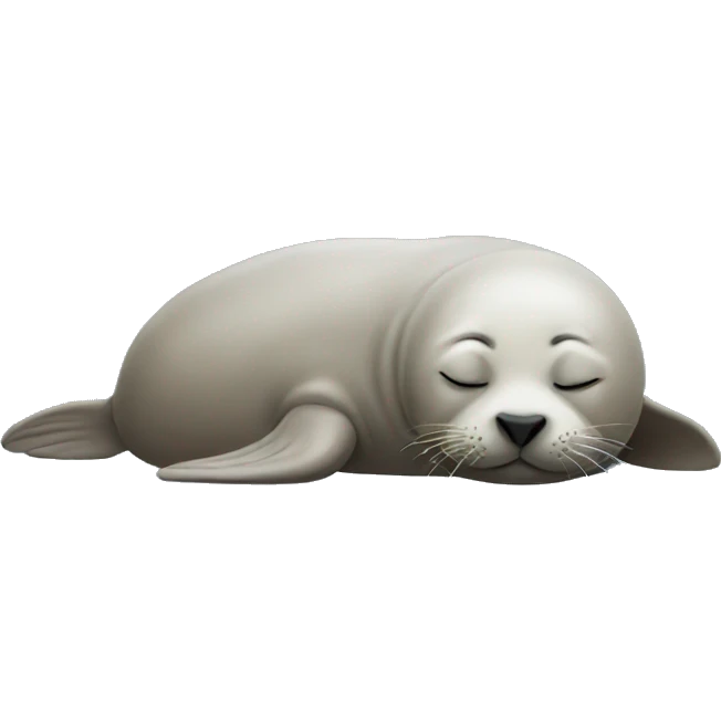 Sleeping seal emoji