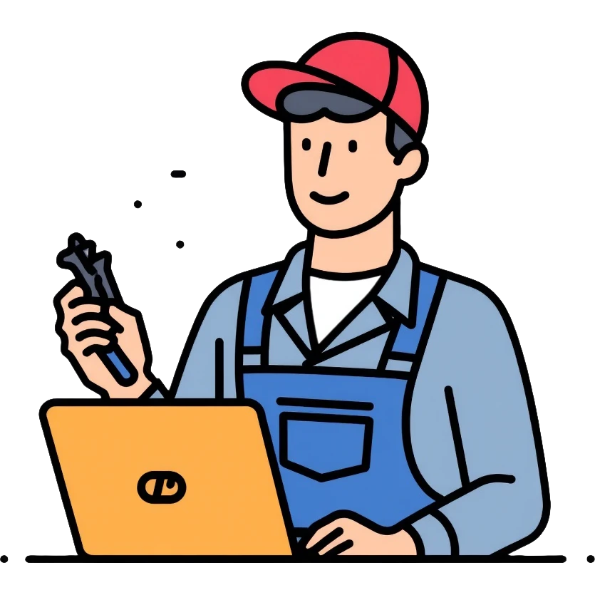service man fixing equipment emoji
