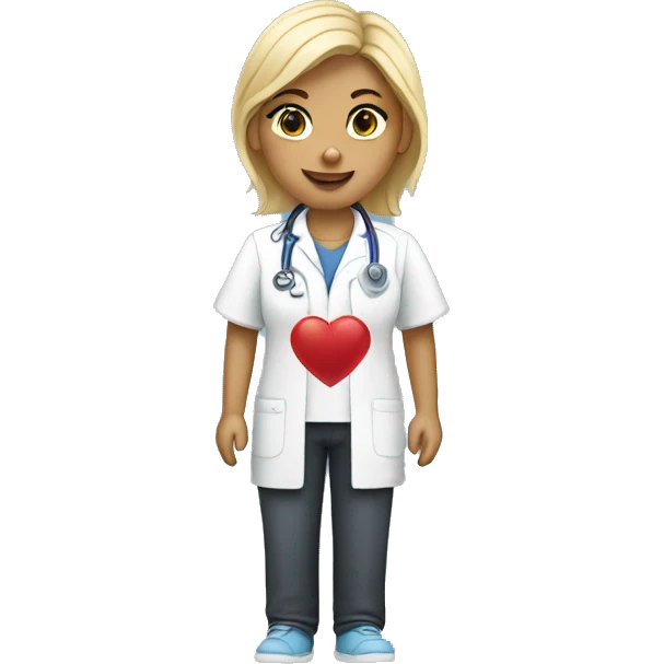 Cardiac sonographer emoji