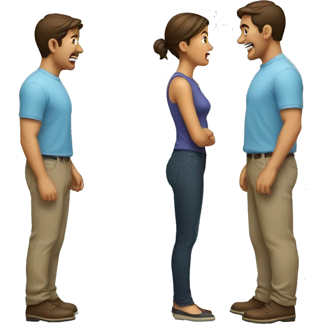 couple arguing emoji