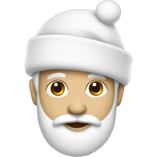 Christmas white emoji
