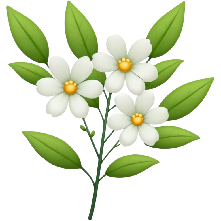 simple flower branches emoji