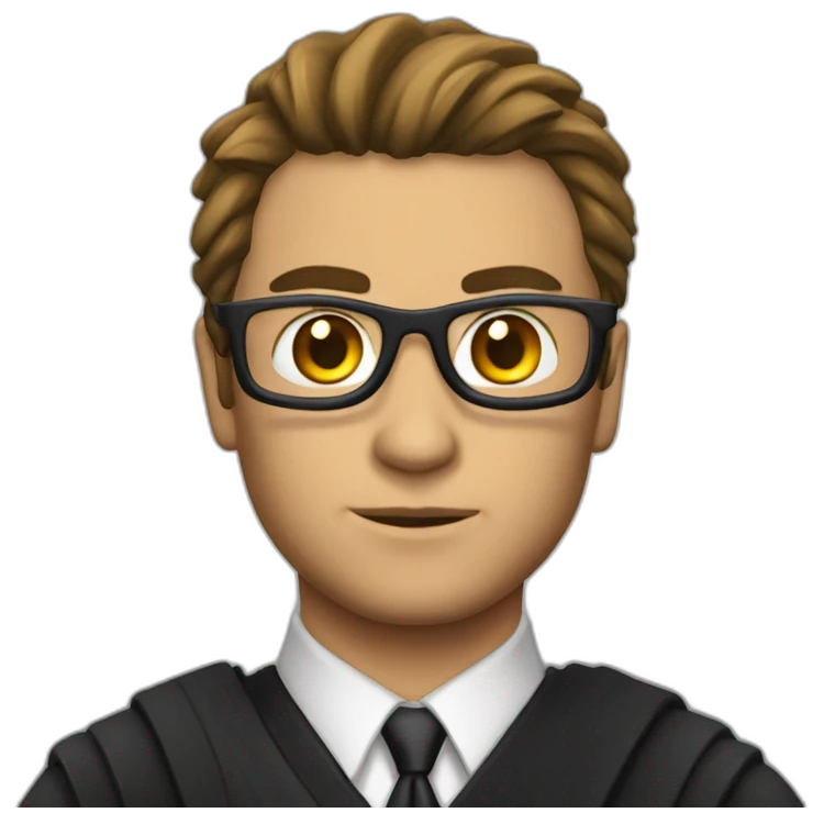 Realistic ninja lawyer emoji