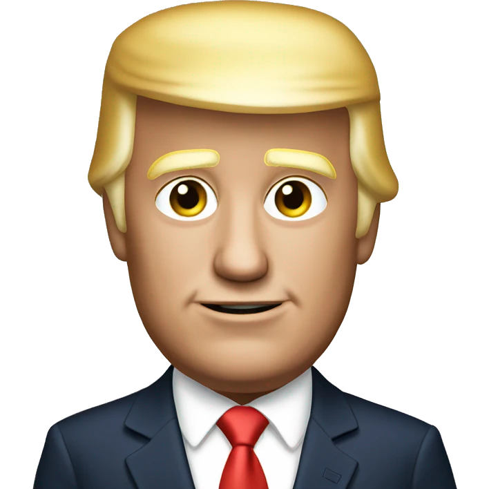 a trump in white house emoji