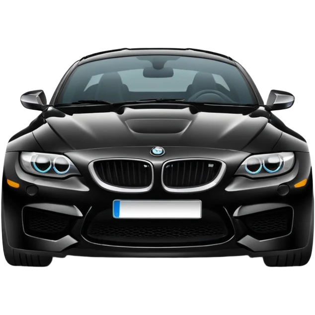 BMW with black  emoji