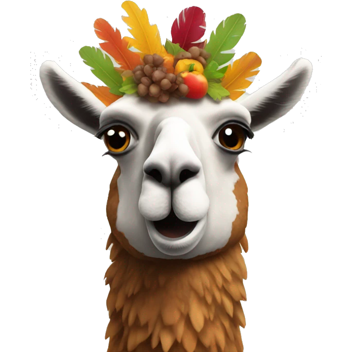 llama turkey emoji