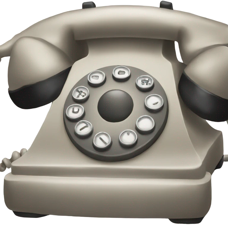 old phone emoji