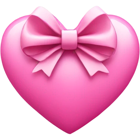pink heart with bow emoji