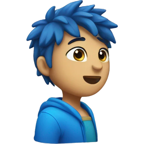Corazón azul emoji