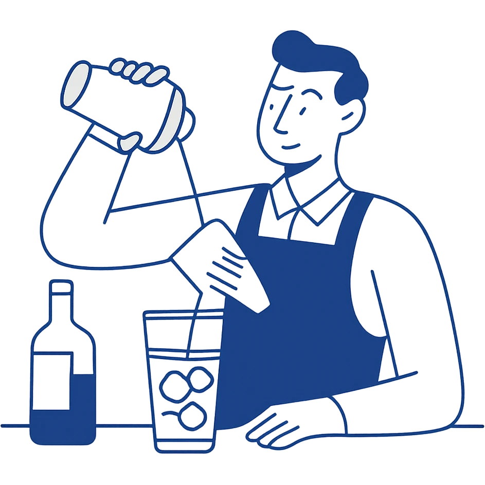 bartender mixing drinks emoji