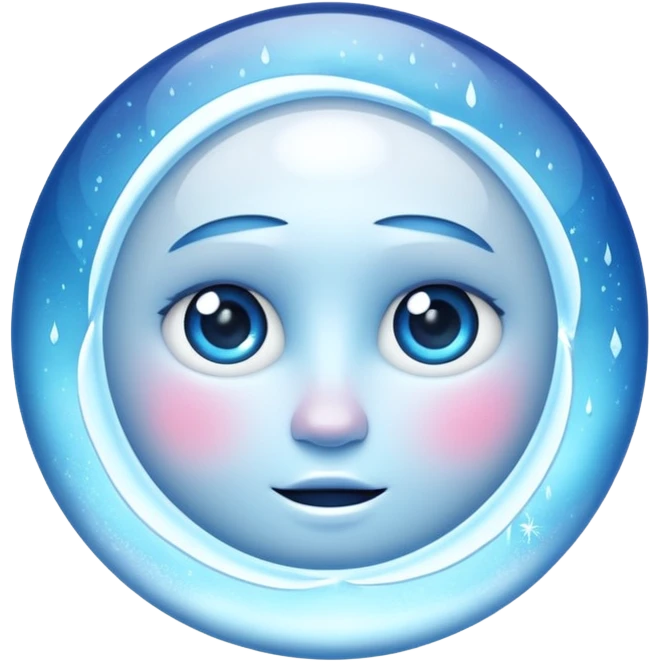 Frozen eclipse emoji