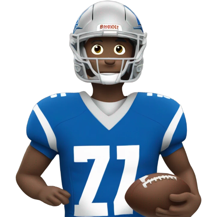 Josh Allen playing football  emoji