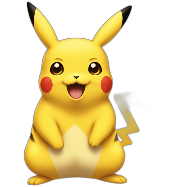 pikachu smile emoji