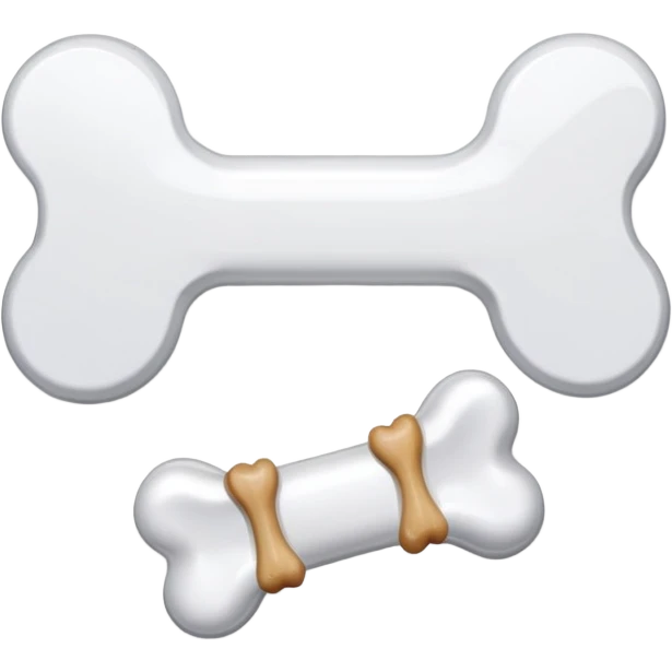 squeaking dog bone emoji