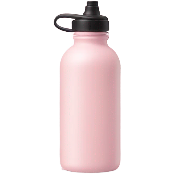 Light pink reusable water bottle  emoji