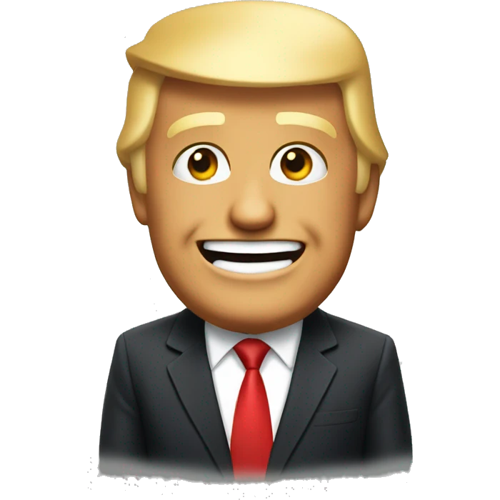 Donald Trump happy emoji