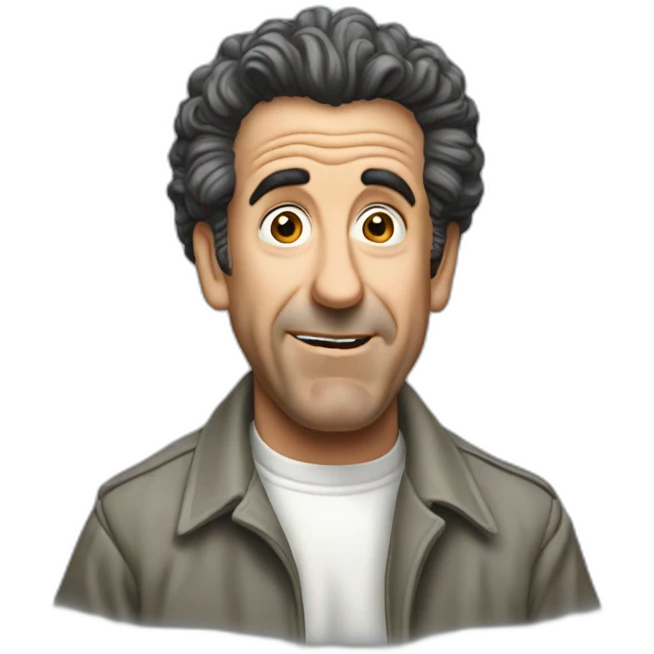 Kramer from Seinfeld upset emoji