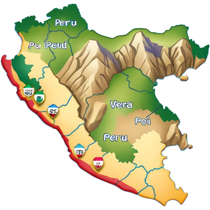 I want that you generate a correct Peru map emoji