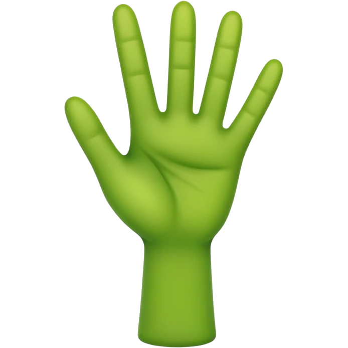Green fingers crossed  emoji