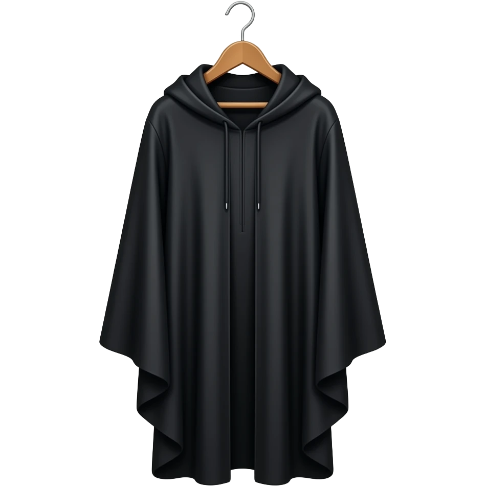 abaya black hanging emoji
