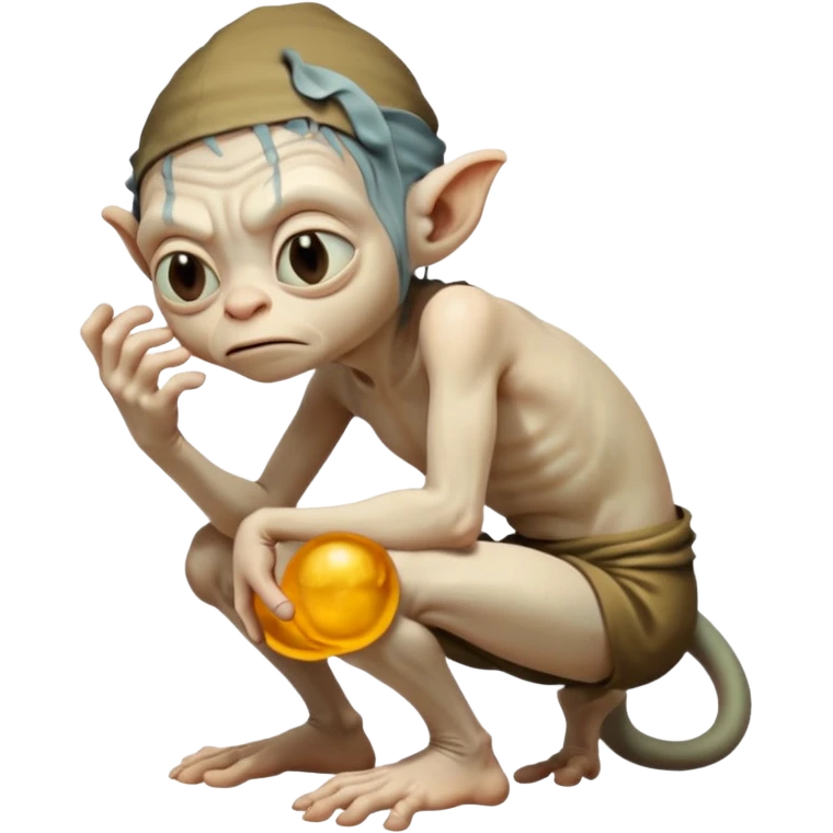 gollum saying thanks emoji