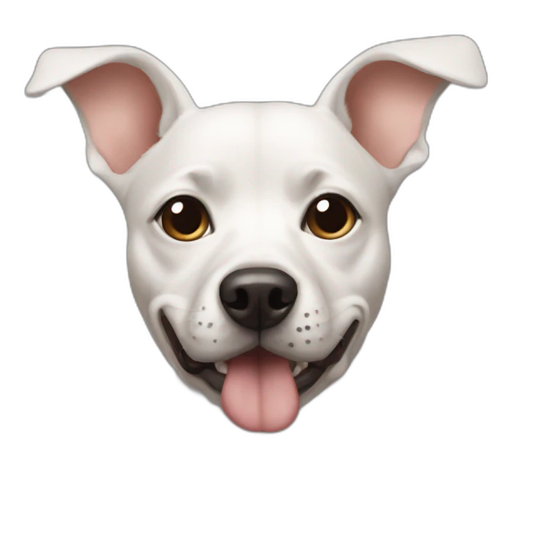 shaved dog emoji
