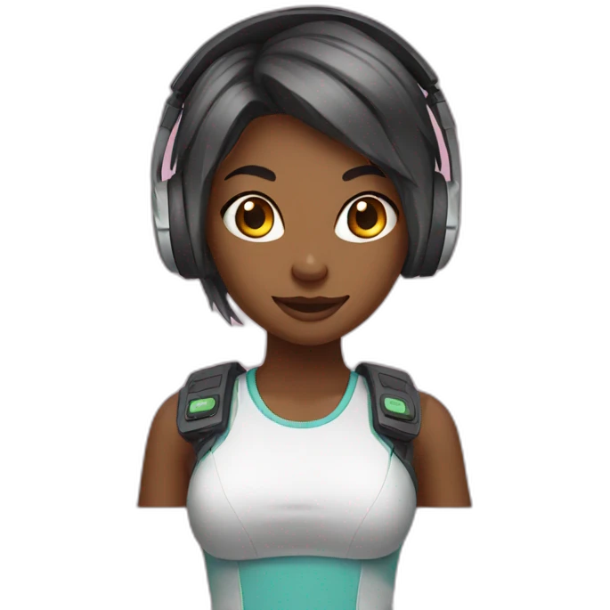 Gamer girl emoji