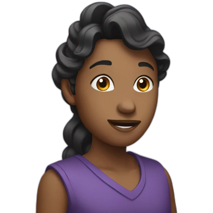 Sang violet emoji