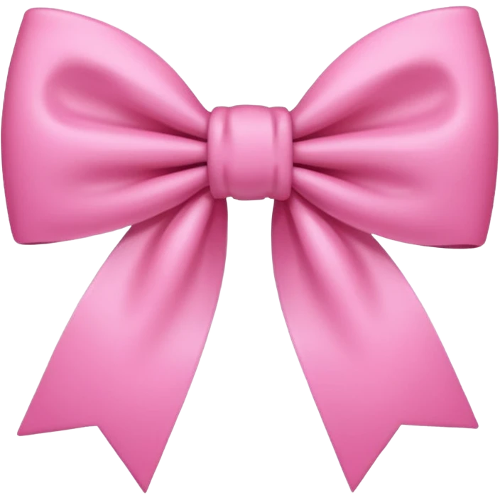 pink aesthetic bow no background emoji