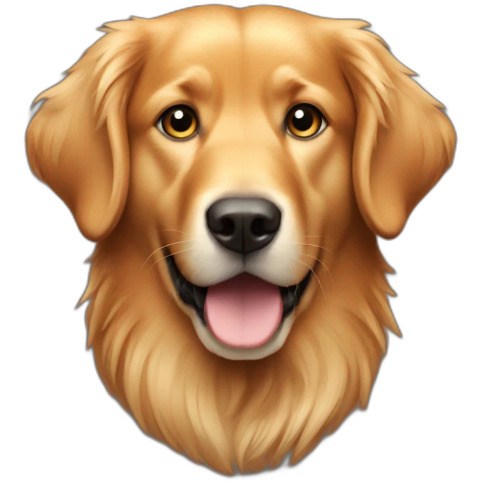 copper golden retriever coding emoji