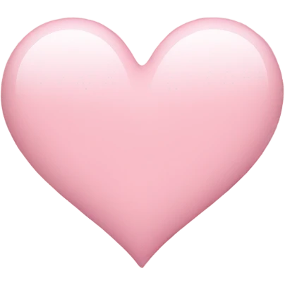 light pink heart emoji