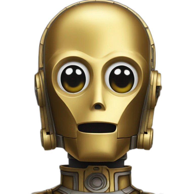 C3PO looking sad emoji