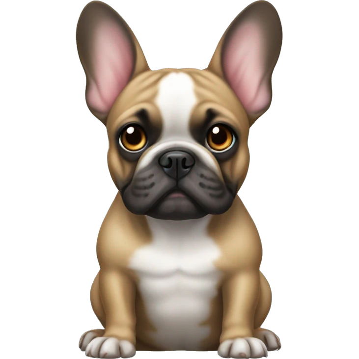 French bulldog as a caboclo emoji