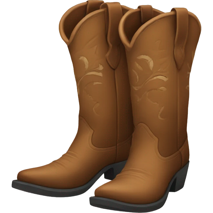Cowgirl boots emoji
