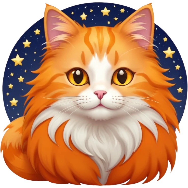cat with stars emoji