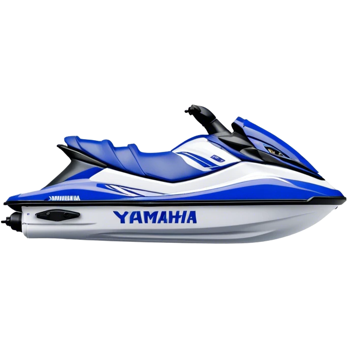Jet Ski - Yamaha EX Deluxe (Model Year: 2022) (Iconic colour: Blue and white) emoji