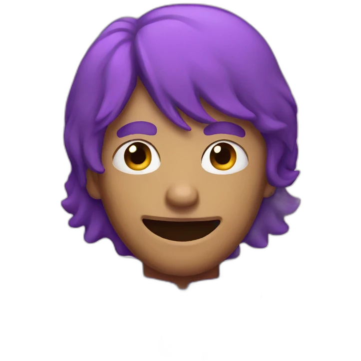 purple guy emoji