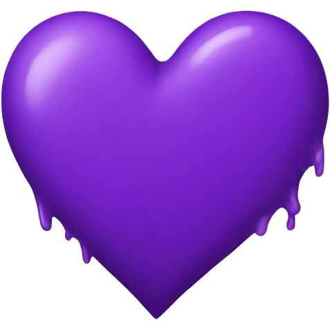Purple heartbreak  emoji