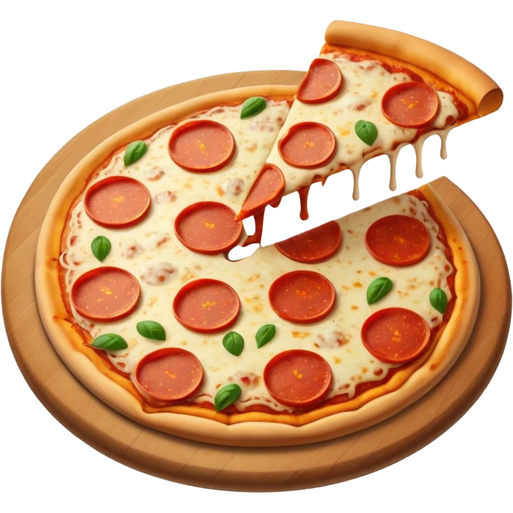 pizza with big booty emoji