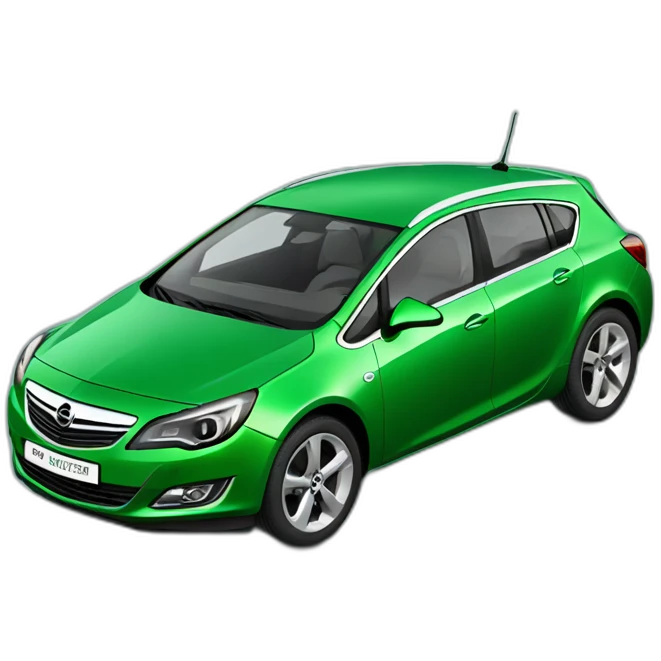 Green Opel Astra 1.6 Merit emoji