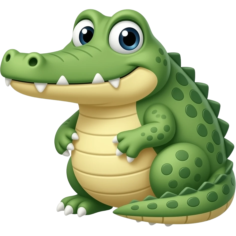 stuffed alligator emoji