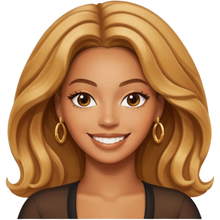 Beyonce just her face emoji