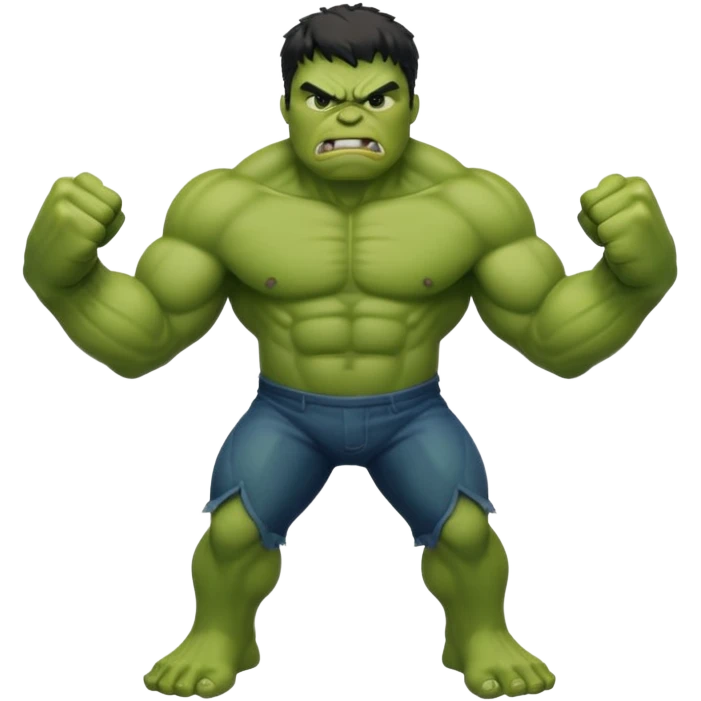 make the hulk emoji