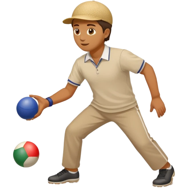 Joueur pétanque emoji
