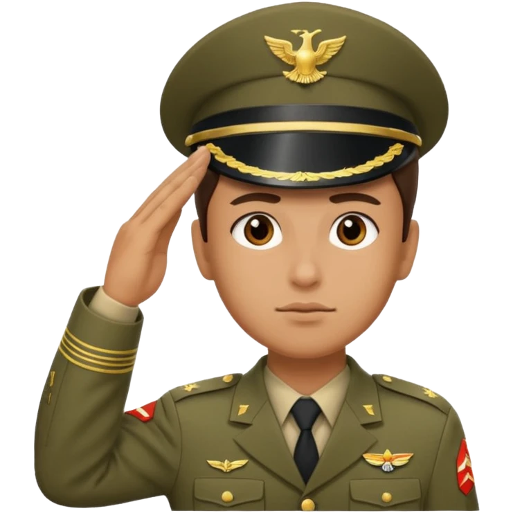 soldier saluting emoji